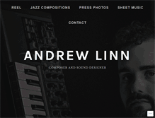 Tablet Screenshot of andrewlinnmusic.com